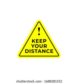 keep your distance, Social distancing, keep distance in public society people to protect from COVID-19 corona virus outbreak spreading concept. Vector illustration