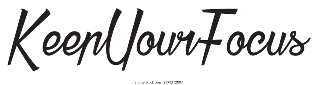 keep your focus text on white background.