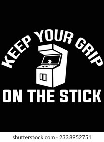 Keep your grip one the stick EPS file for cutting machine. You can edit and print this vector art with EPS editor.