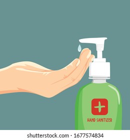 Keep Your Hands Clean. Using Soap And Running Water To Wash Hands And Always Use Hand Sanitizer