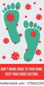 Keep Your Shoes Outside Poster