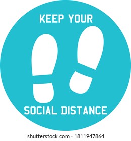 Mantenga su vector de distancia social