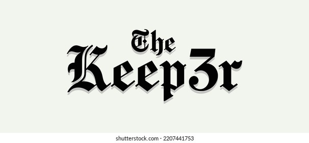 Keep3r V1 cryptocurrency KP3R token, Cryptocurrency logo on isolated background with text.