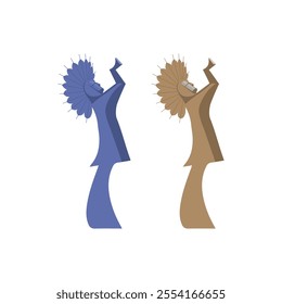 keeper of the plains isolated logo icon ,abstract logo