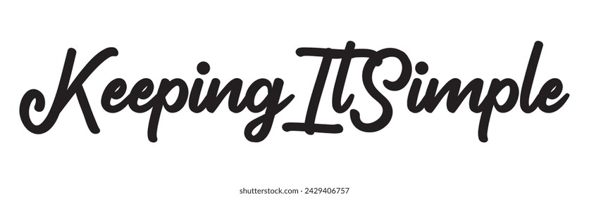 keeping it simple text on white background.