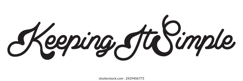 keeping it simple text on white background.