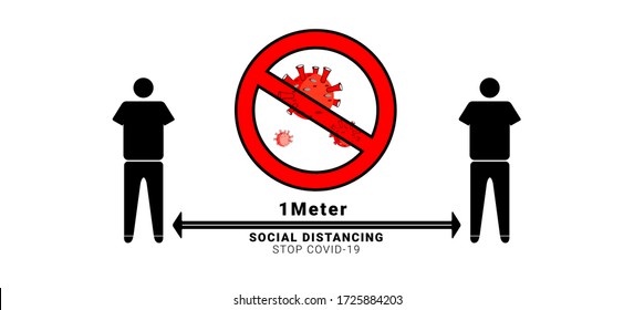 Keeping social, keep distance within the community to protect from COVID-19 and to prevent the chain of spread