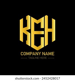 KEH letter logo abstract design. KEH unique design. KEH.
