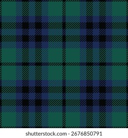 Keith Tartan tocou. Close-up de amostra de tecido padrão escocês. 