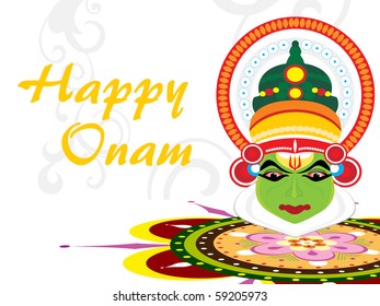 kekasih ilustrasi Onam {beautiful illustration for onam}