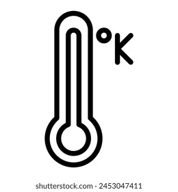 Kelvin Vektorgrafik Line Icon Design