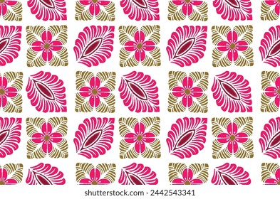 The Kembang Kates Batik motif and its development is a very exclusive motif. Suitable for various functions. Vector EPS 10
