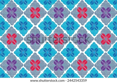 The Kembang Kates Batik motif and its development is a very exclusive motif. Suitable for various functions. Vector EPS 10
