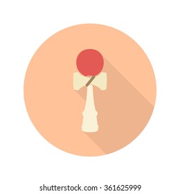 kendama icon. vector illustration