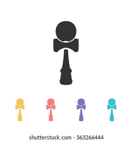 kendama icon. vector illustration