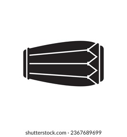 Kendang icon, traditional Indonesian musical instrument,vector illustration symbol design