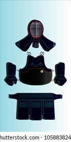 Kendo bogu or armor. 