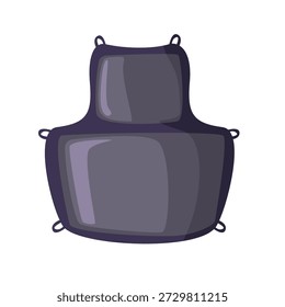 Ilustração do vetor do protetor de peito do Kendo, vetor do ícone do protetor de corpo do kendo, clip-art do protetor de torso do kendo, ícone do vetor do kendo