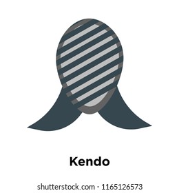 Kendo icon vector isolated on white background, Kendo transparent sign , human illustrations , human illustrations