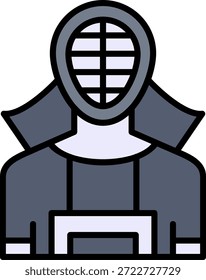 Nuevo Vector de diseño de iconos creativos de Kendo