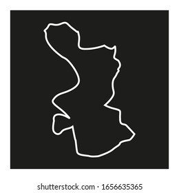 Kenema region map in Sierra Leone country