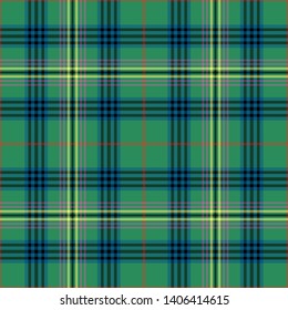 Kennedy Ancient Tartan. Seamless pattern for fabric, kilts, skirts, plaids