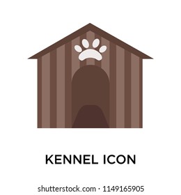 Kennel icon vector isolated on white background for your web and mobile app design, Kennel logo concept