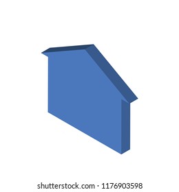 Kennel isometric left top view 3D icon