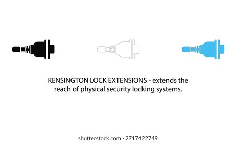 Extensiones de bloqueo Kensington para una mayor seguridad física