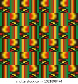 African Kente Cloth Patterns Kente Digital Paper African Kente Cloth Woven  Fabric Print 16005075 Vector Art at Vecteezy