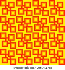 Kente cloth. African textile. Ethnic seamless pattern. Tribal geometric print.