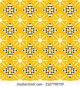 Kente cloth. African textile. Ethnic seamless pattern. Tribal geometric print.