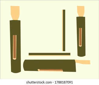 Kentongan or which in Javanese is called jidor is a bat made of bamboo sticks or carved teak logs