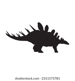 Kentrosaurus silhouette dinosaur jurassic prehistoric animal
