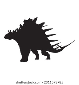 Kentrosaurus silhouette dinosaur jurassic prehistoric animal