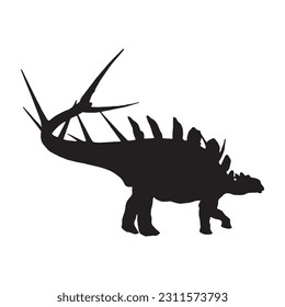 Kentrosaurus silhouette dinosaur jurassic prehistoric animal