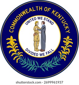 Kentucky Circle Flag, ícone Kentucky Flag