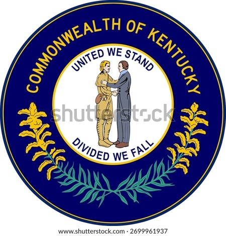 Kentucky Circle Flag, Kentucky Flag Icon