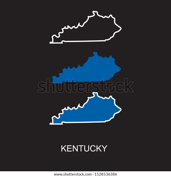 Kentucky City United States Map Logo Abstract Business Finance