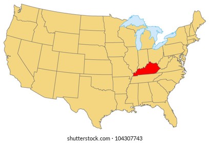 Kentucky Locate Map