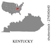 Kentucky map