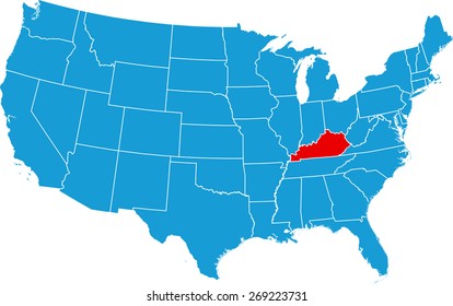 Show Me Kentucky On A Map Kentucky Map Images, Stock Photos & Vectors | Shutterstock