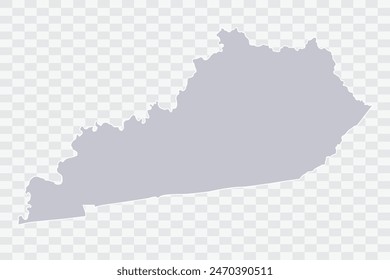 KENTUCKY Map Cloud Color on White Background quality files Png