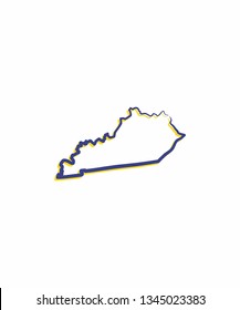 Kentucky Outline Logo Icon 001