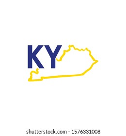 Kentucky Outline Logo Template 002