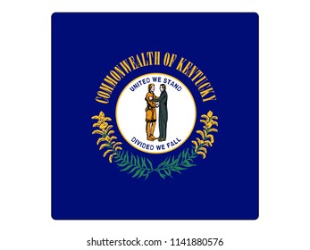 Kentucky Square Flag