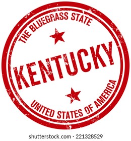 Kentucky Stamp Stock Vector (Royalty Free) 221328529 | Shutterstock