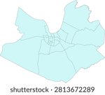 Kentucky State Daviess County vector Census Tract polygon based on Tiger 2020 Census Data