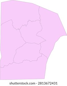 Kentucky State Logan County vector Census Tract polygon based on Tiger 2020 Census Data