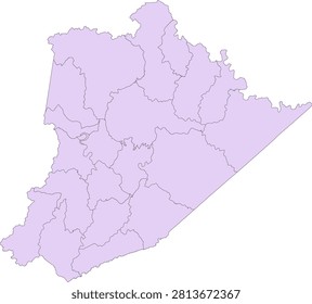Kentucky State Pike County vector Census Tract polygon based on Tiger 2020 Census Data
